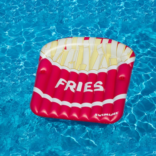 69" Inflatable French Fries Swimming Pool Float